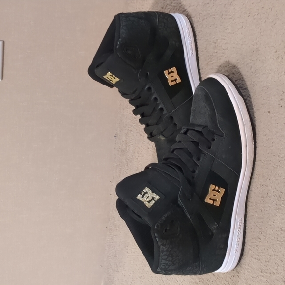 DC Shoes Dc Black Leopard High Tops Poshmark
